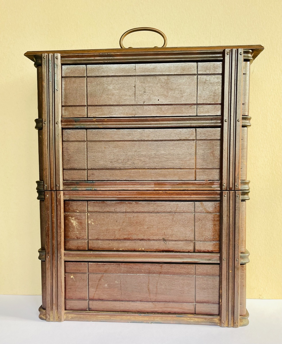 Sewing Cabinet With Drawers. Circa 1920. -photo-1